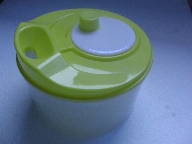 1 unidad de ensalada Spinner lechuga verde lavadora frutas verduras secadora desagüe Crisper filtro para lavado cocina de hojas de secado XB 106