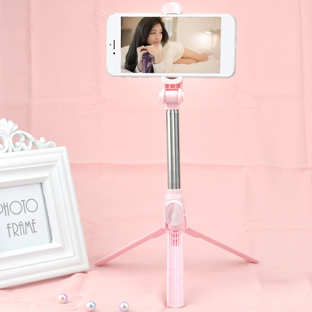 Inalámbrico Bluetooth 3,0 Selfie Stick barra obturador remoto extensible trípode teléfono soporte