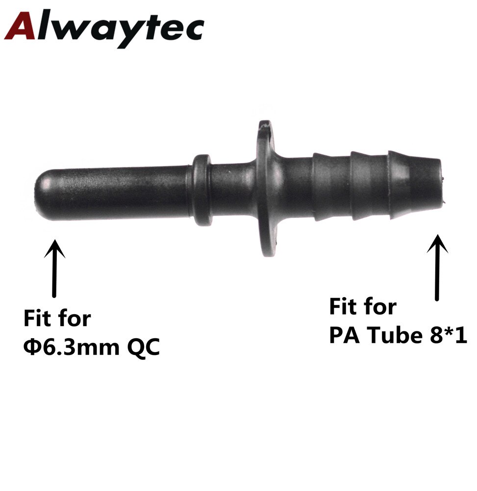 Car styling Universal Fuel Line fitting OE Fuel Line Quick Connector fit for ID8 Nylon tube: MEP1-5PCS