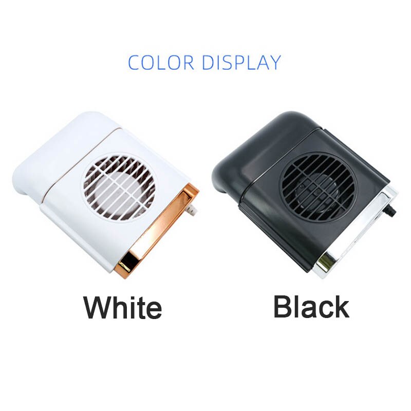 1PC Car Seat Mini Fan Car Cooler USB Rear 5V ABS Foldable Air Outlet Fan