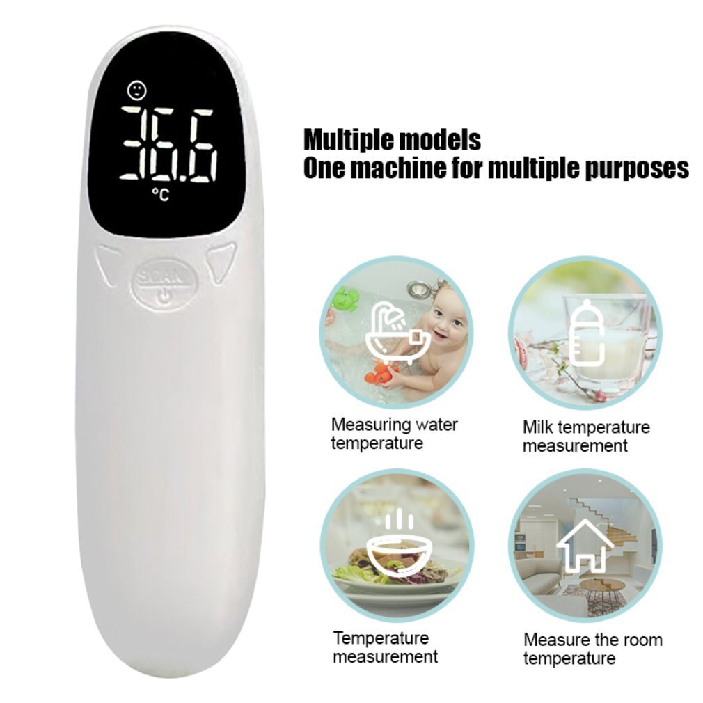 Handheld Infrared Thermometer Fast Speed High-temp Warning Accurate Infrared Thermometer Home Handheld Thermometer