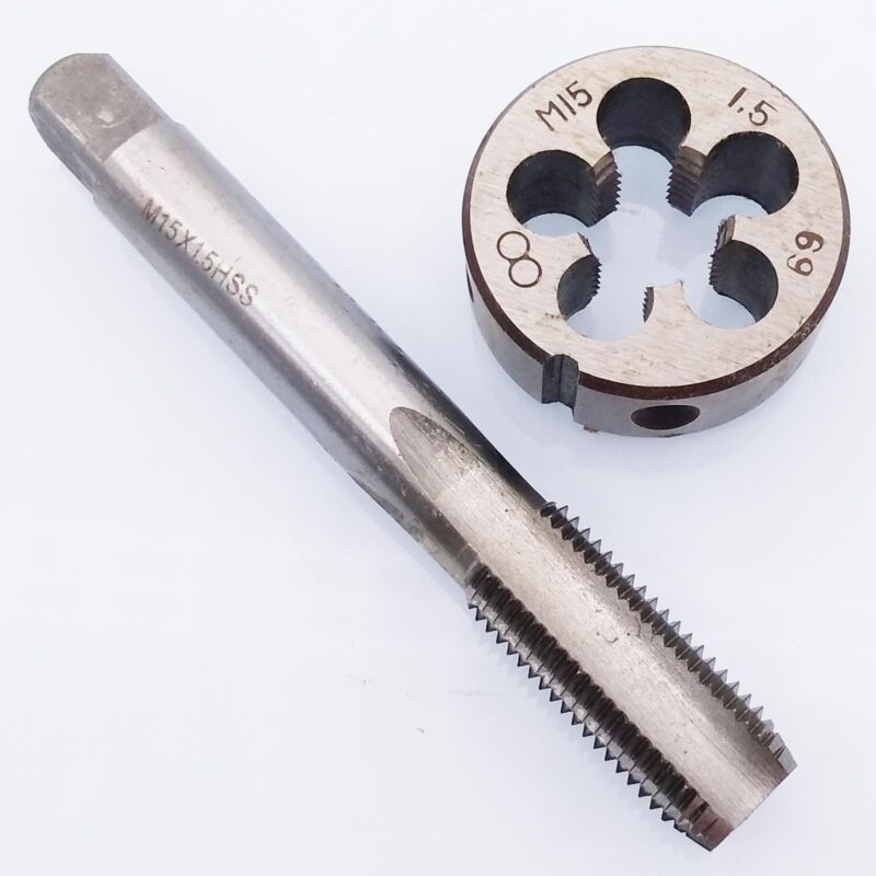 15mm X 1.5 Metric Right Hand Thread Tap M15 X 1.5mm Pitch High Speed Steel HSS
