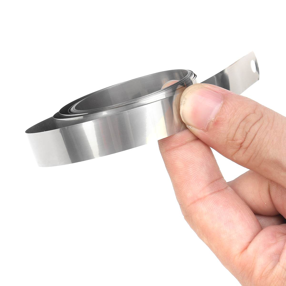 ZEAST 5m rodillo medidor de sensor métrico 0,02mm-0,05mm de espesor Banda-Herramienta de regla de medición de distancia Material de acero laminado en frío