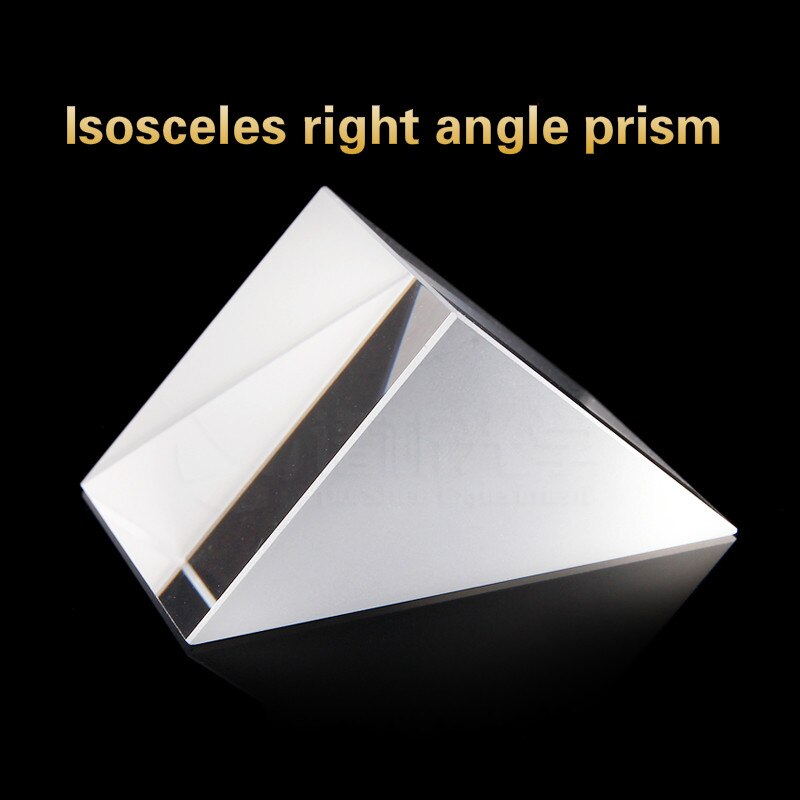 Spectral Optics Optical Glass Tri Prism Spot K9 Isosceles Right Angle Prism