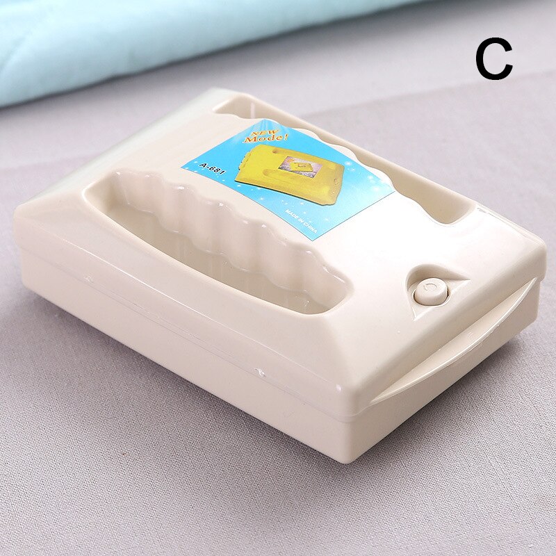 Household House Cleaning Brush Carpet Quilt Clean Tool With Handle Two-Wheel Brush Bedroom Floor Household Cleaning Supplies: C