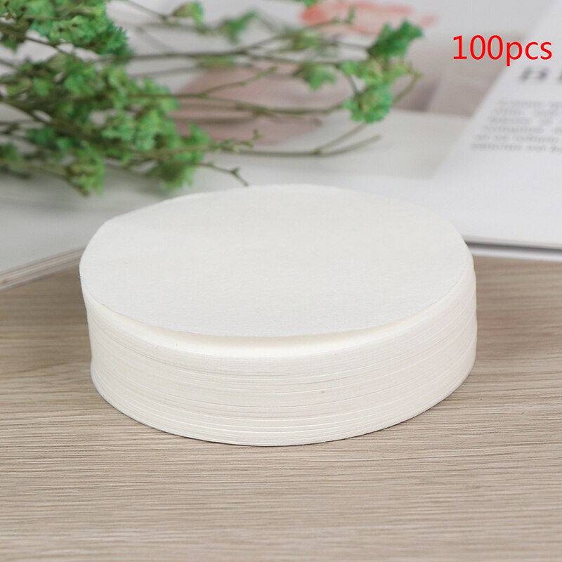 100 stk 7cm laboratorie kvalitativt filterpapir tragtfilter cirkulær hastighed hurtigt filtrerpapir
