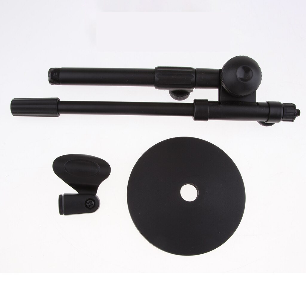 Short Microphone Stand With Mic Clip For Facebook Online ,Video Recording