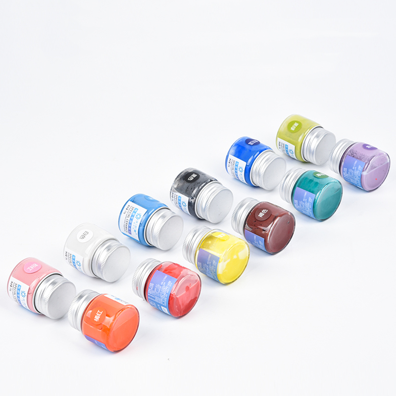 Pigmentos de colores de cerámica para pintura, herramientas de alfarería para pintura con bajo esmalte , pintados a mano, 25ML