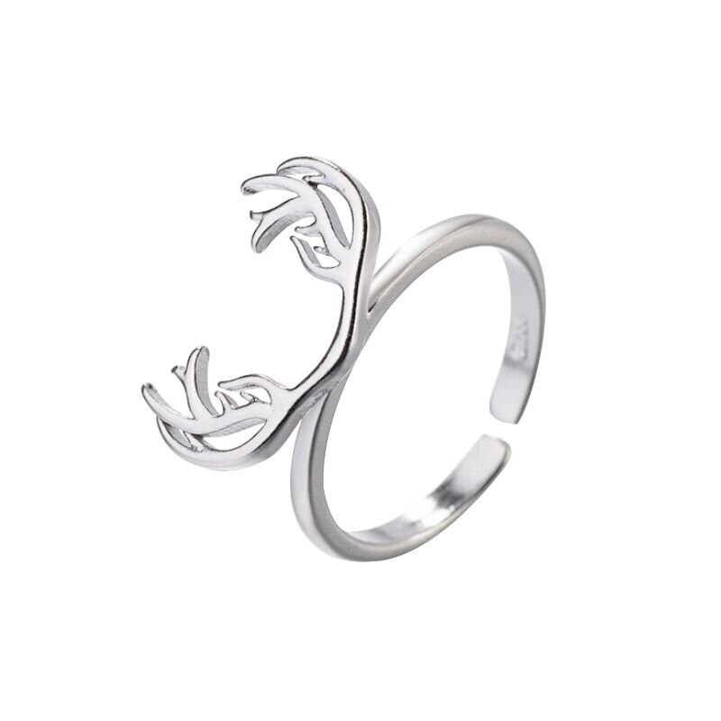Persoonlijkheid Bohemian Vintage Herten Gewei Ringen Voor Vrouwen Mannen Vintage Ringen Gothic Sieraden Valentines