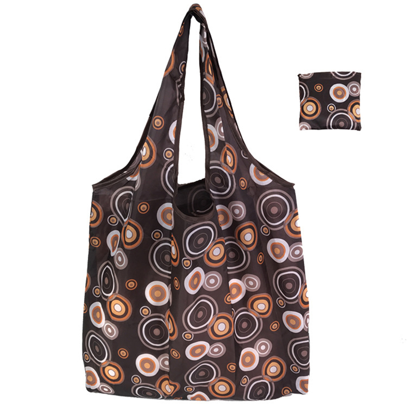 Bolsas de compras reutilizables para mujer, bolso de mano plegable de tela portátil, bolsa de comestibles ecológica, bolsos de mano plegables de gran capacidad para frutas y verduras: Gris
