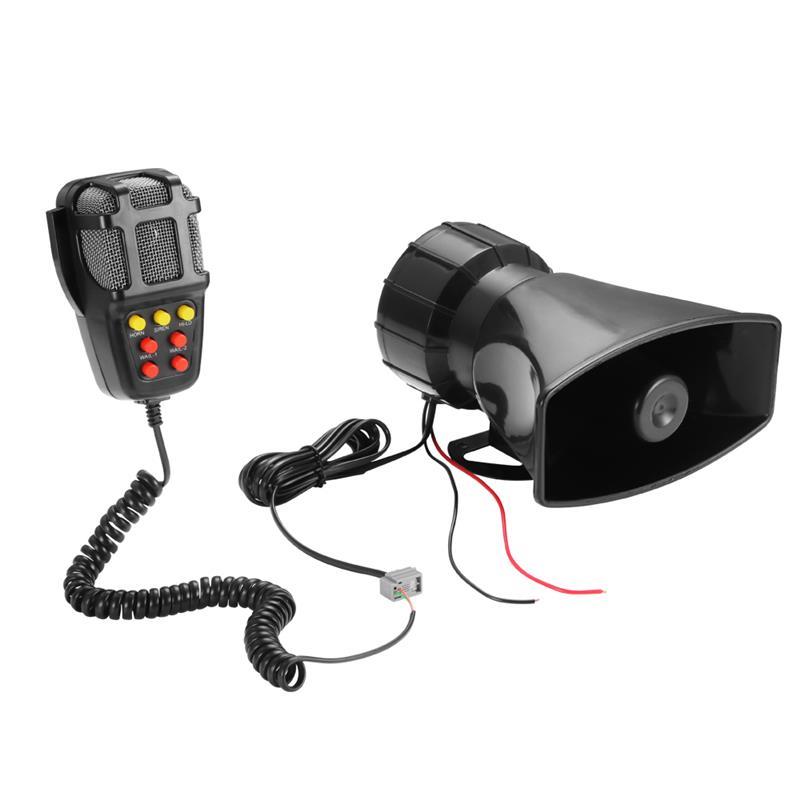 Sirena de emergencia para coche, sistema de sonido , amplificador de emergencia, 12V, 80W