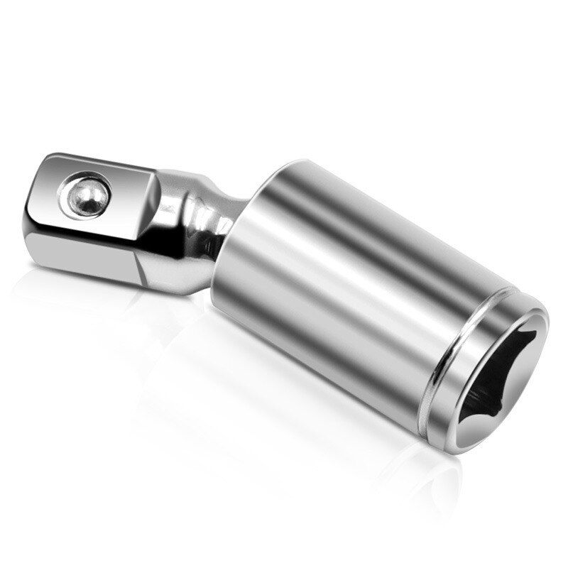 Electric Drill Socket Adapter for Impact Driver with Hex Shank to Square Socket Drill Bits Rotatable Extension 1/4" 3/8" 1/2"