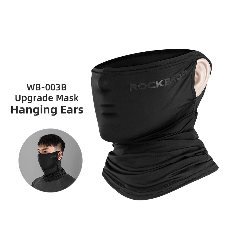 ROCKBROS Cycling Absorb Sweat Riding Scarf Bike Summer Bandana Face Scarf Neck Gaiter Bicycle Sun Protection Sport Face Mask: WB-003B
