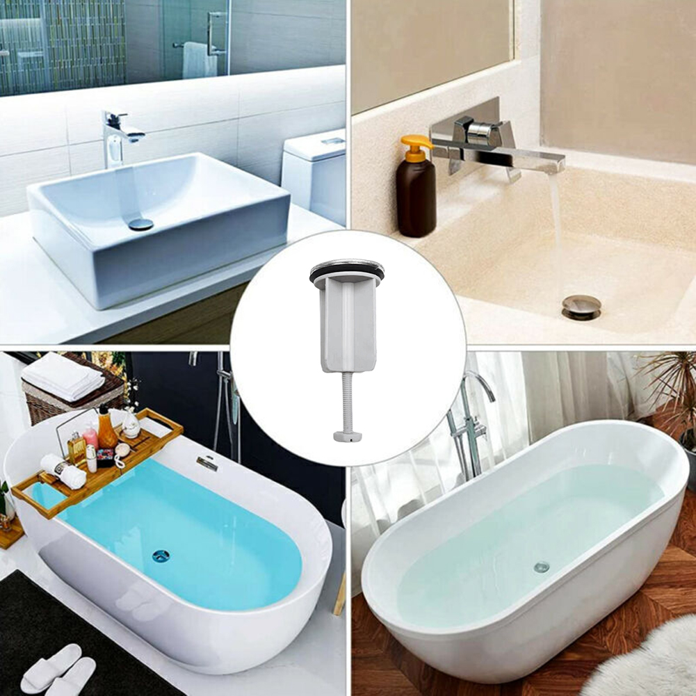 Universal Sink Plug Bathroom 40mm Pop-Up Plug Replacement Drain Plug Stopper Manual Lift Drain Plug Kitchen Bathroom Accessories