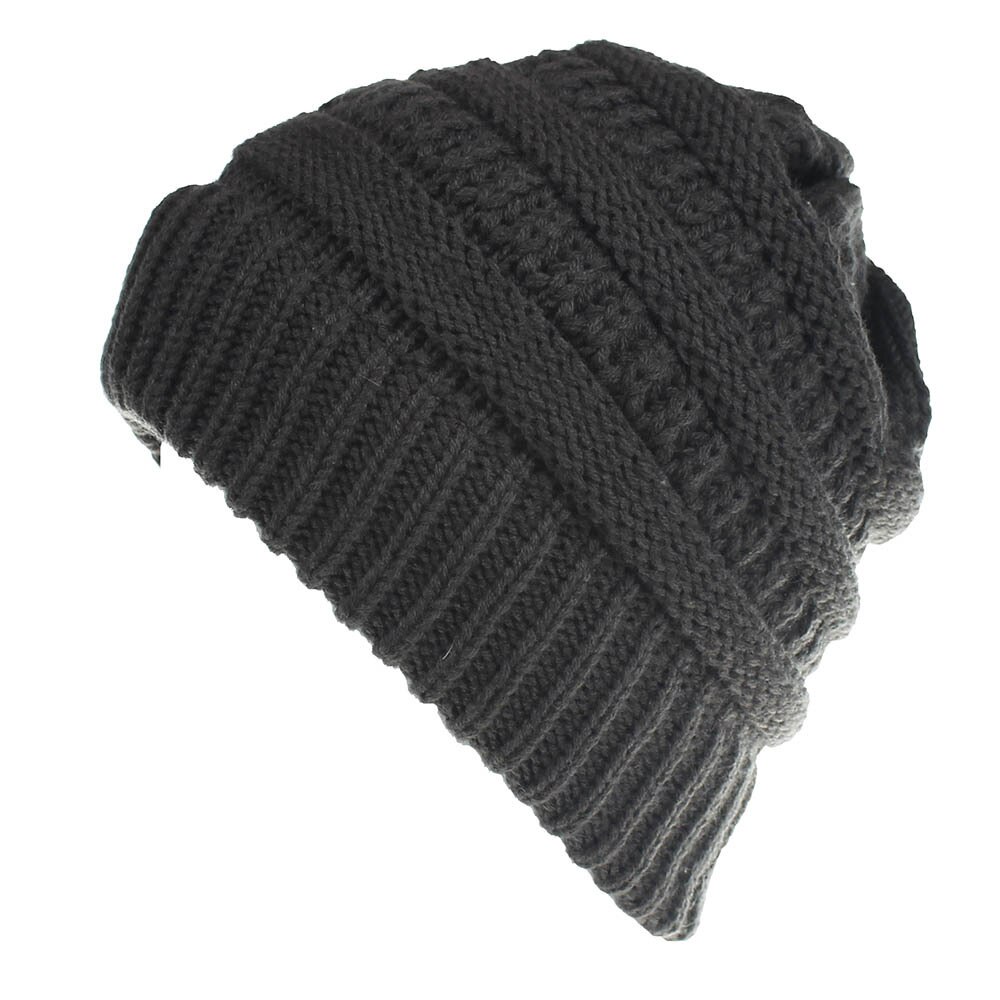 European And American Women'S Hats, Pure Color Woolen Knit Hats, Non-Labeled, Multi-Function Wearing Casual Hats: I