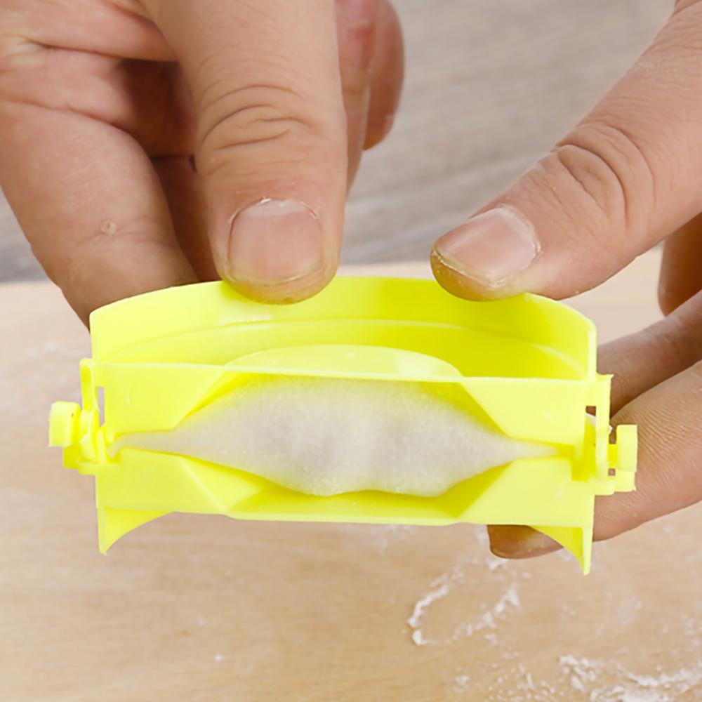 10 stk gør-det-selv dumplings værktøj form dej presse kød jiaozi maker dumpling form clips bageforme wienerbrød køkkentilbehør