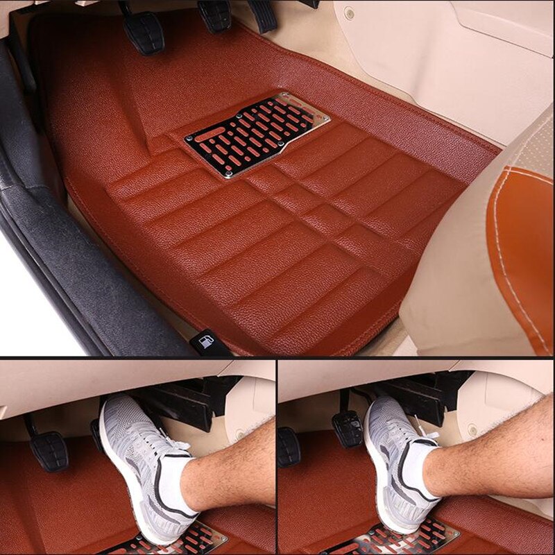 Auto car carpet foot floor mats For ssangyong kyron actyon korando rexton tivoli car mats accessories