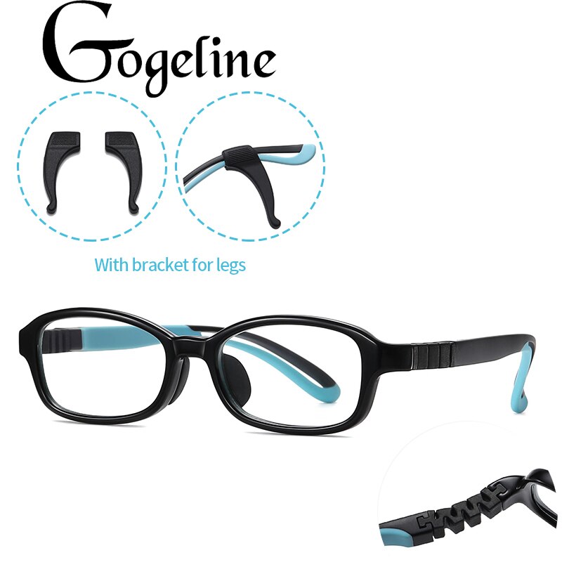 TR90 Anti Blue Light Kids square Glasses Frame Boys Girls Ultralight Optical Sepectacles For Children Computer Eyeglasses