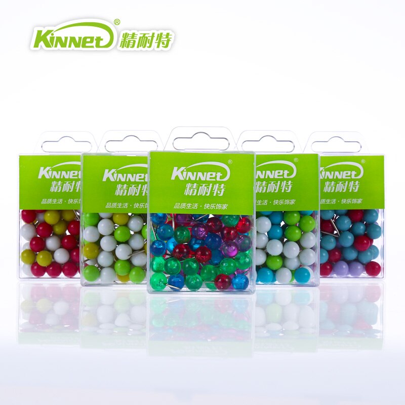 push thumb thack tables pushpin paper map messages board of capped drawing point from drawing 80pcs/pck