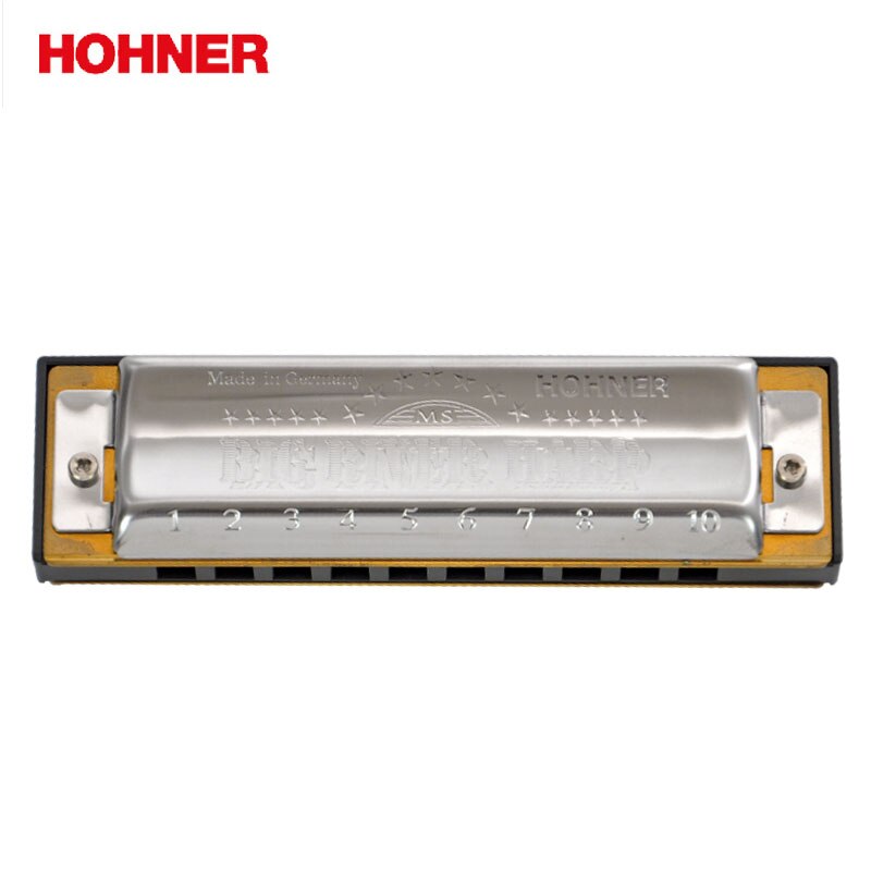 Hohner big river 10 hullers mundharmonika bules diatonisk harpe, lyd vild mundharmonika key c blues