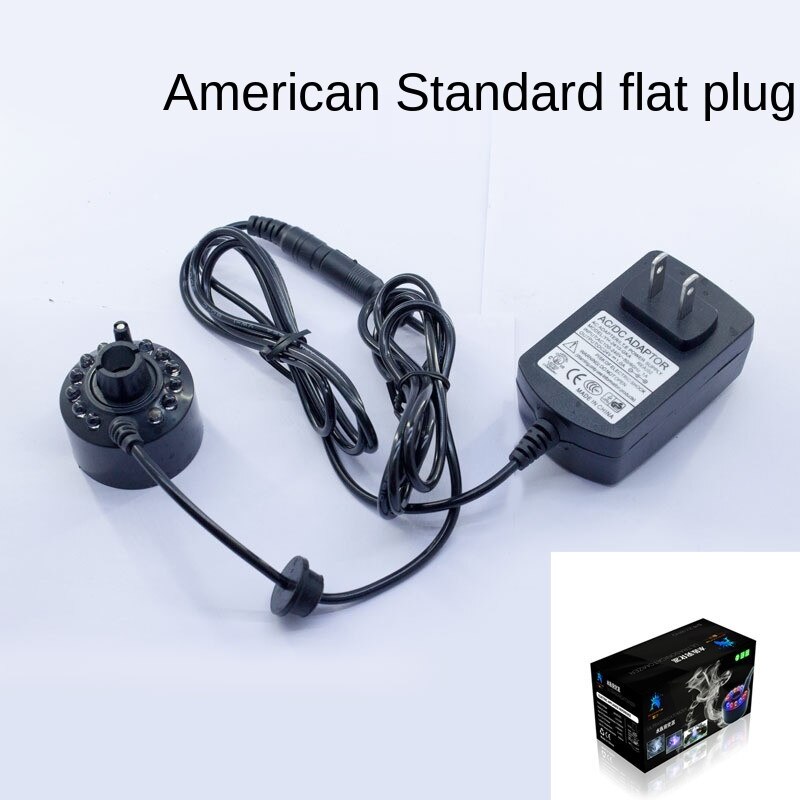 Nicrew Aquarium CO2 Atomizer System Diffuser Carbon Dioxide Atomizer for Fish Tank Aquarium Aquatic Water Plant: white