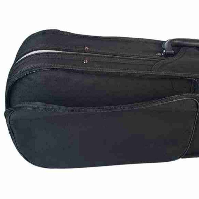 Étui pour violon forme triangulaire violon étui rigide jaune intérieur pièces de violon