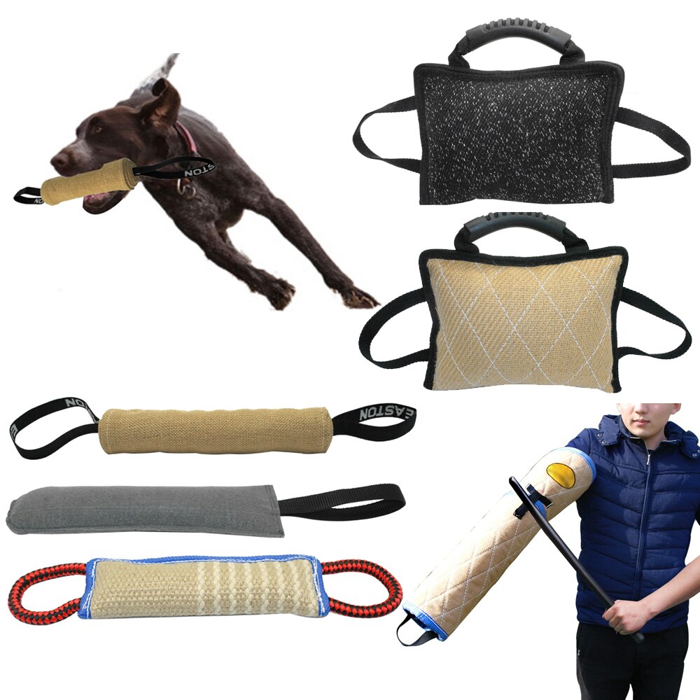 Addestramento del cane morsi per morso cuscino per morso di animale domestico manicotto per morso di cane in iuta per addestramento giovane pastore tedesco mal"rottweiler