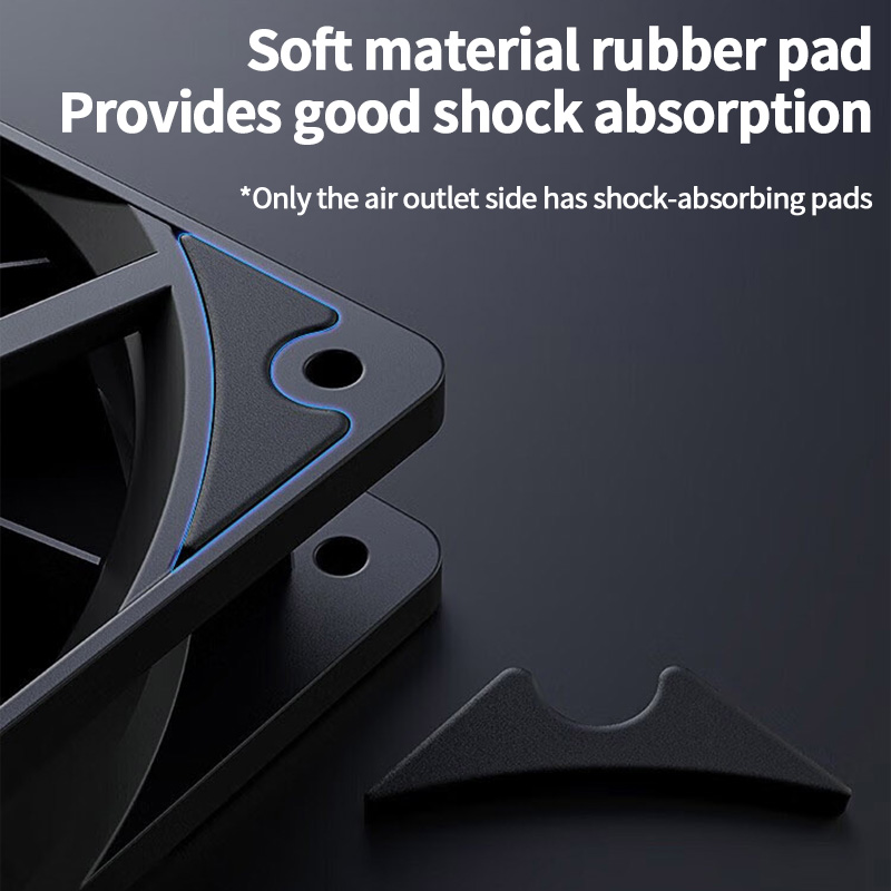 ID-COOLING XF-120-K Eenvoud Efficiëntie PC Gamer Computer Case Fan 12V 4Pin PWM Snelheid aanpassen Serialiserbare koeling Ventilador