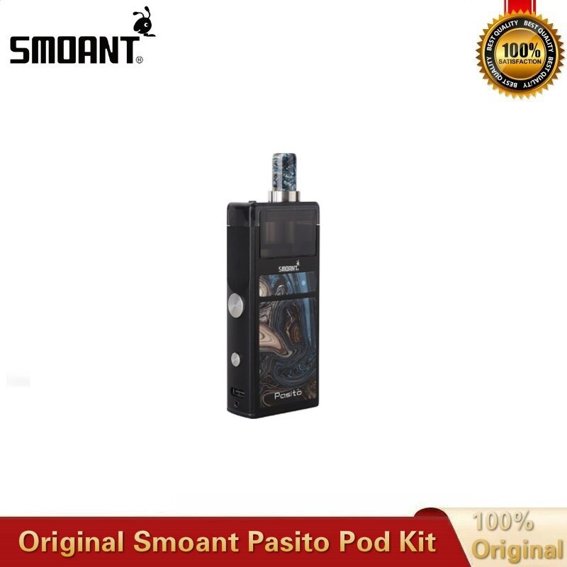 在庫オリジナル Smoant Pasito Pod キット 25 ワット 1100mAh Mod 3 ミリリットル空のカートリッジメッシュ 0.6ohm/Ni80 1.4ohm コイル気化器 VS オリオン