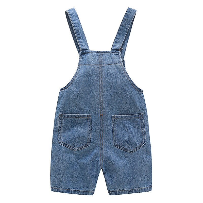 Girls Boys Jumpsuits Loose Solid Button Denim Overalls Baby Toddler Bib Overalls Kids Jeans Jumpsuit Boys Girls LZ124