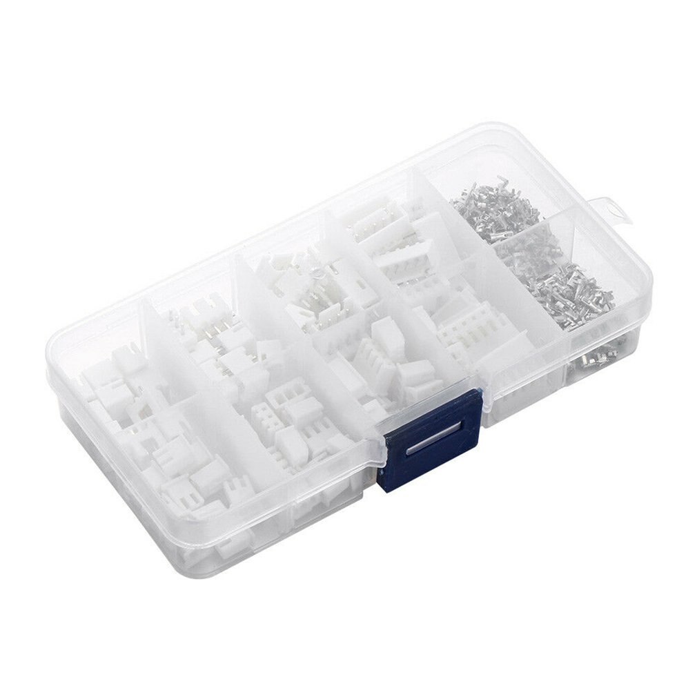 230PCS XH2.54 Jst Terminal Kit Wire Connector Adaptor 2p 3p 4p 5p 2.54mm 2.5mm Pin Header Housing Xh TJC3 230pcs/Set