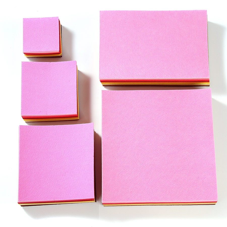 88 kleuren Vilt Stof Geweven Vilt 1mm Dikte 88 Sheets/pack Naaien Materiaal Voor DIY Naald craft Naaien Speelgoed Voor Meisjes