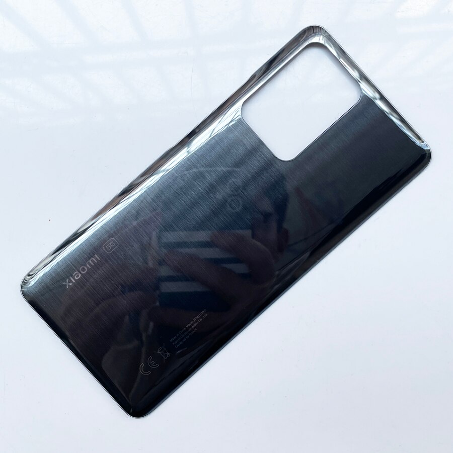 100% Original Glas Zurück Für Xiaomi 11T 5G / 11T Profi 5G Batterie Abdeckung Tür Zurück gehäbenutzen Hinten fallen Ersatz Teile + Kamera Objektiv: grau Nein Linse