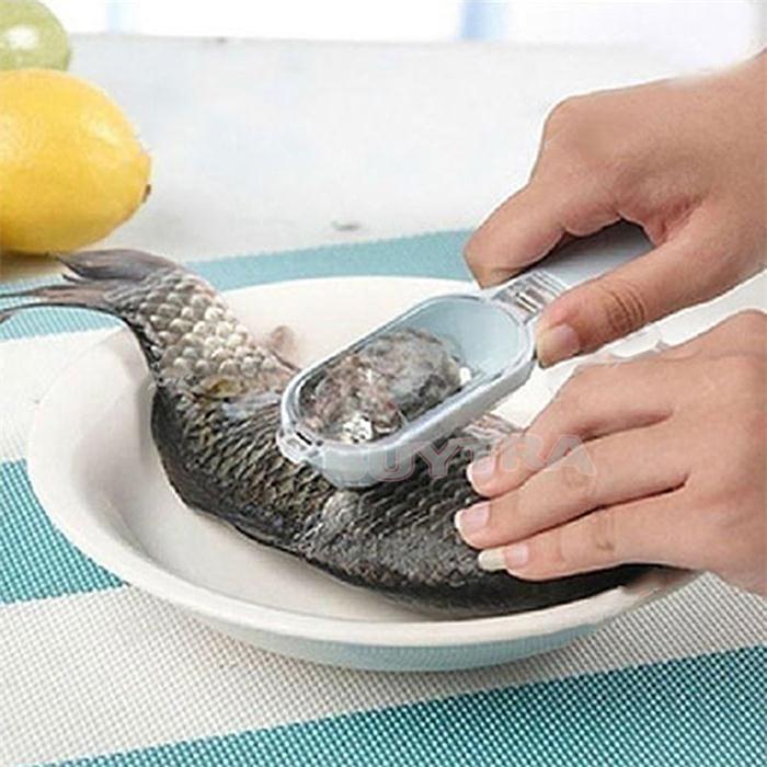 1 Stuks Duurzame Plastic Vis Schaal Remover Schraper Cleaner Scaler Keukengerei Peelers Verwijderen Schubben Schraper