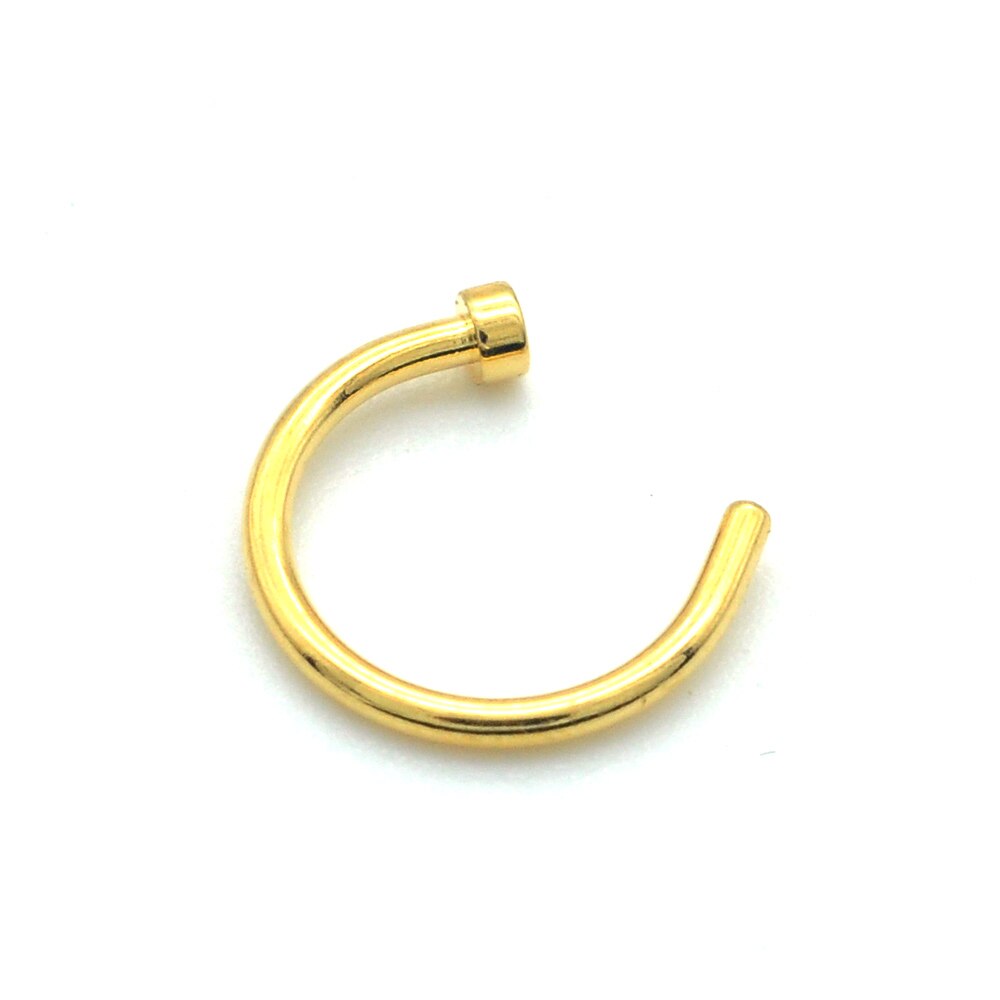 Unique étoile 100% en acier inoxydable en forme de U faux nez anneau Imitation cerceau Septum Piercing bijoux pour les femmes directe: JA600-2