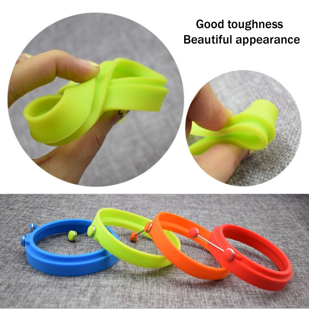 Moldes redondos para huevo, molde de panqueque de silicona para freír huevos fritos y escalfador, perfecto para anillo para panqueques, accesorios para hornear, utensilios de cocina