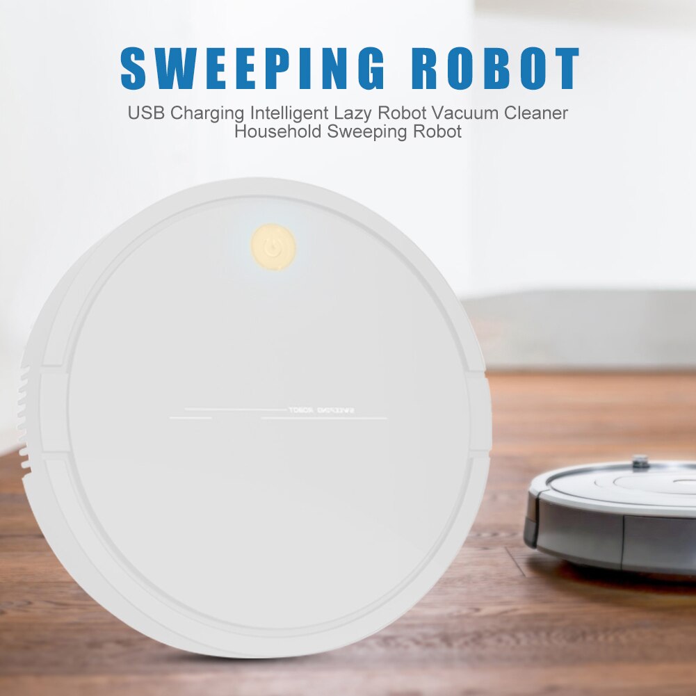Usb Opladen Intelligente Lui Robot Stofzuiger Huishoudelijke Vegen Robot Vloeren Tapijt Dweilen Stof Steriliseren Smart Mop