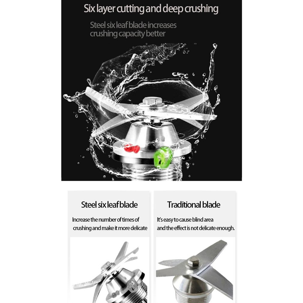 2.0L Digitale Touchscreen Frutta Blender Mixer Preset Programma Automatico Spremiagrumi Robot da Cucina Frantoio di Ghiaccio Macchina Frullato