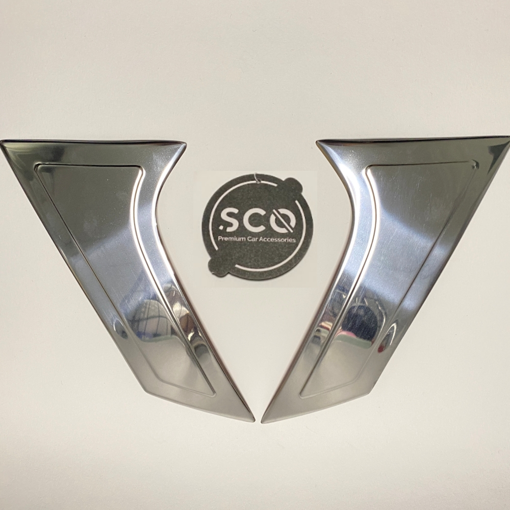 Becquet arrière pour Renault Clio 5, accessoire extérieur chromé supplémentaire pour Clio, 2 pièces en acier inoxydable + modèles