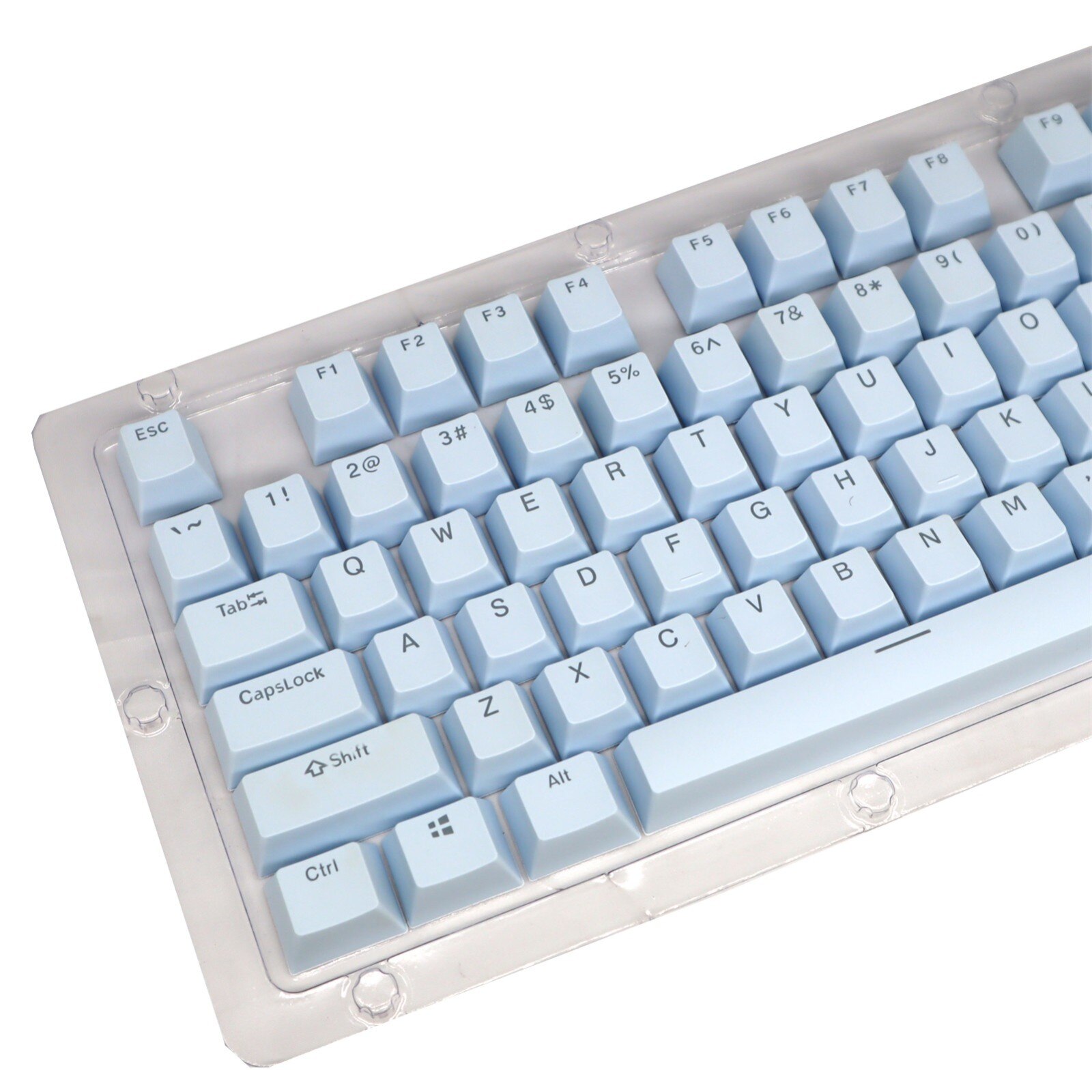 PBT 104 Keys Keycaps For Logitech K845 Multi-color Switch Keycap Replacement Translucent Keycaps Backlit Key Caps Stock