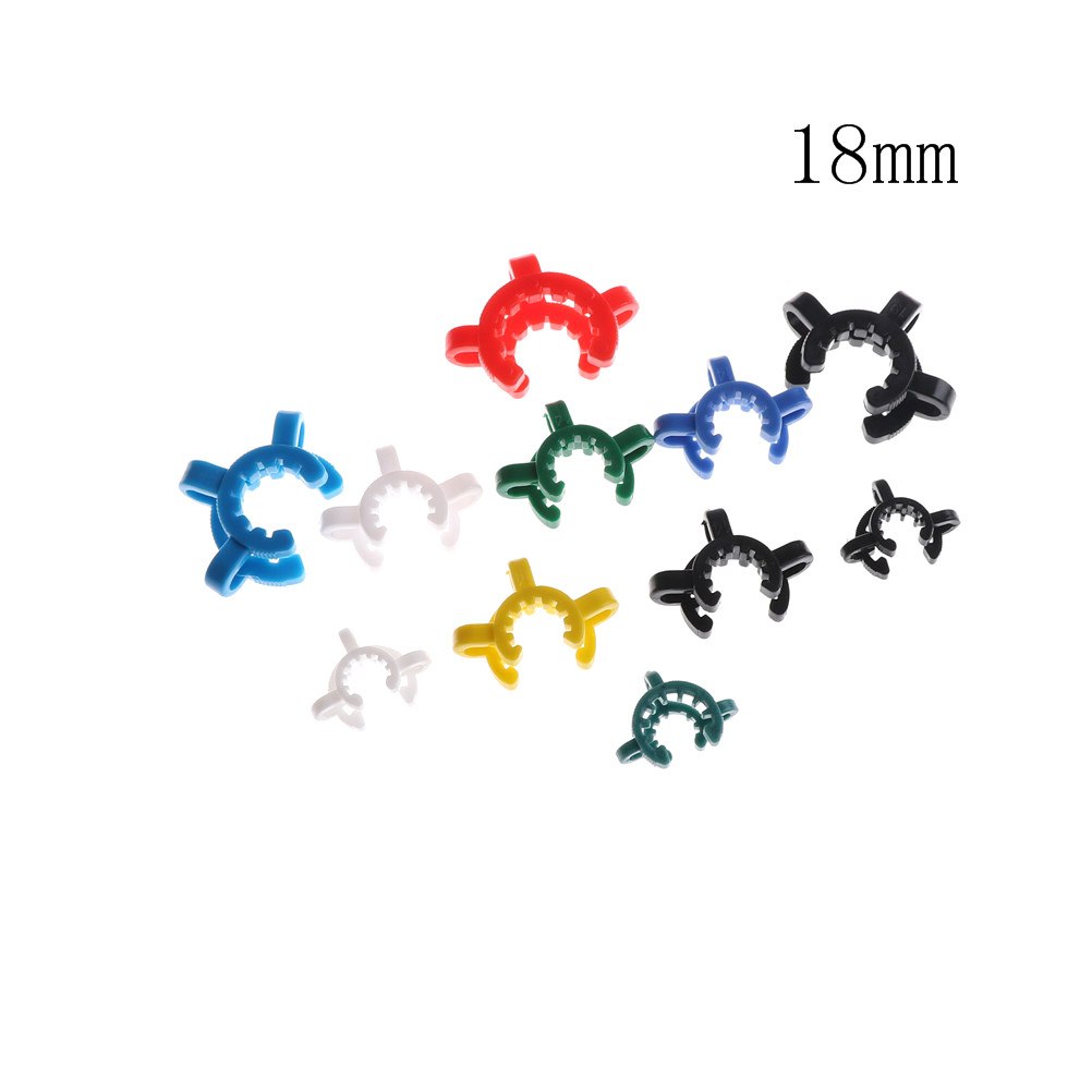 Pinzas de plástico Keck para vidrio #24, 10 Uds., 14mm, 24/29
