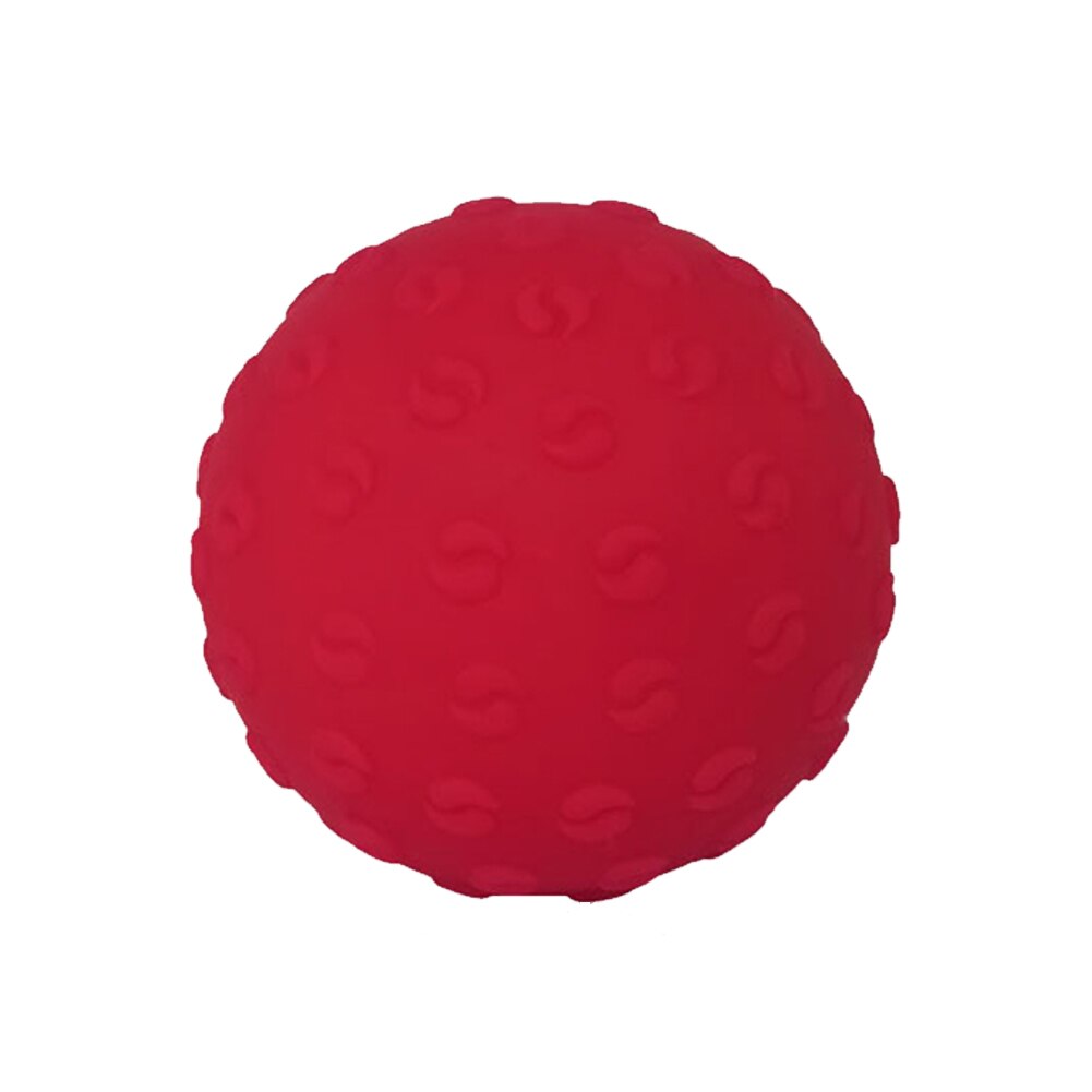 6.3Cm Fitness Hand Voet Massage Bal Yoga Gym Siliconen Zolen Egel Sensorische Training Spier Release Lichaam Ontspannende Massage Bal: Rood