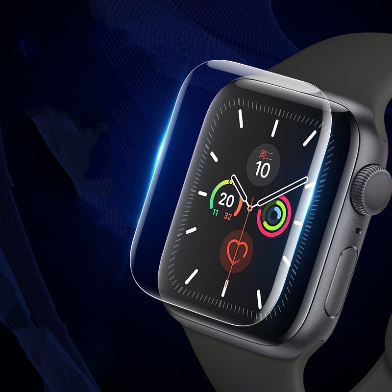 Skärmskydd för apple watch 5 4 44mm 40mm iwatch 11d heltäckande film (ej glas) apple watch 3 2 1 42mm 38mm tillbehör: 42mm- serien 321