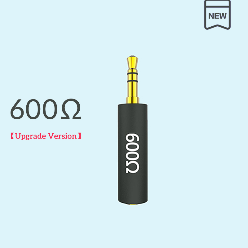 Conductor Earphone Impedance Plug 30/75/150/200/400/600 ohm Noise Cancelling Adapter 3.5mm Resistance Reduce Noise Filter Plug: BROWN