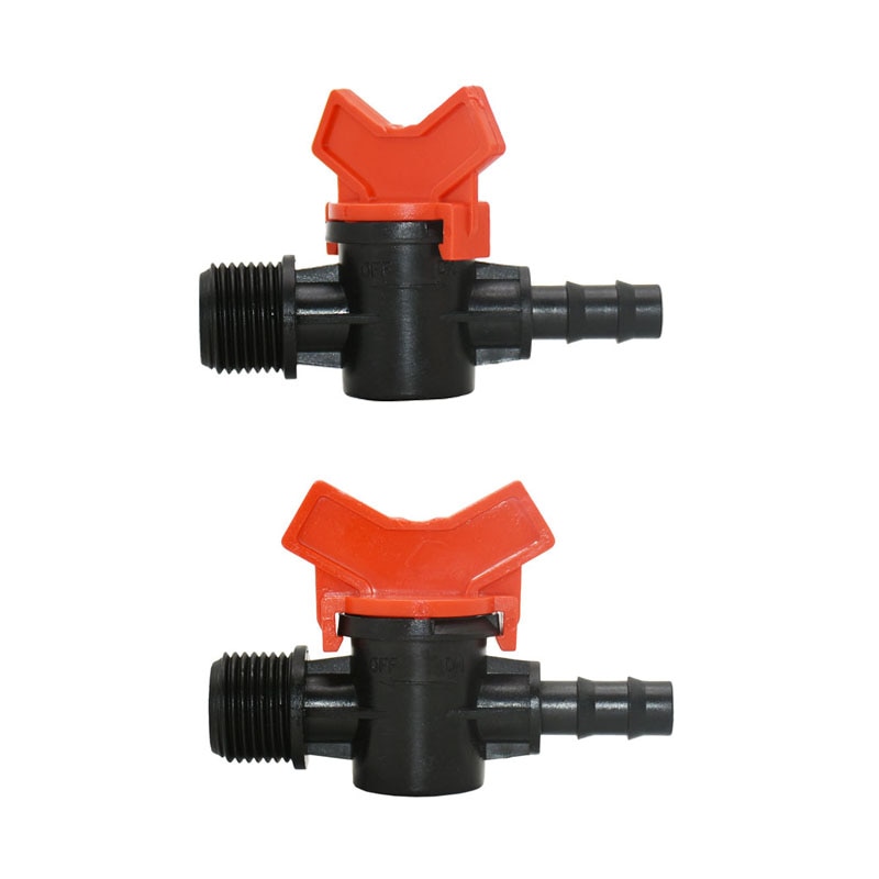 Male thread G1/2 to 10mm 3/8 9/12 Garden tap irrigation water valve Mini Valve waterstop connectors 1pcs