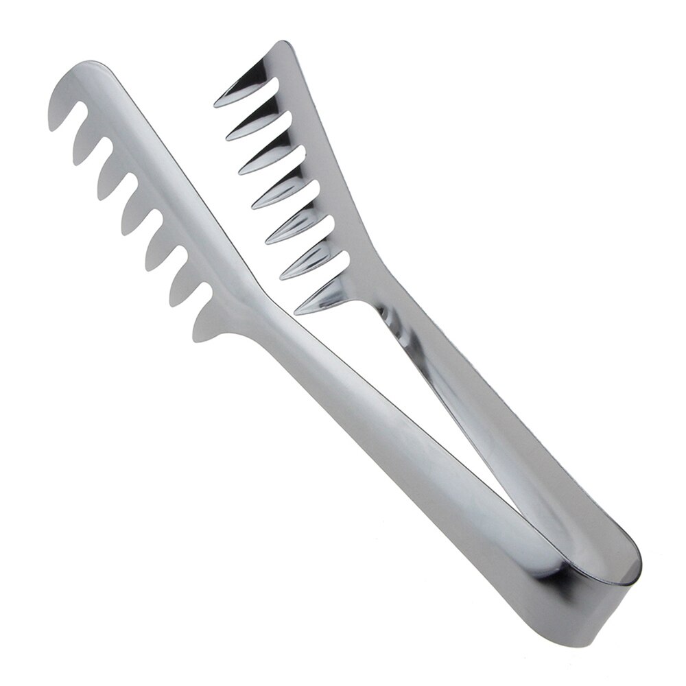 Spaghetti tang pasta klip rustfrit stål håndtag salat tang køkkenredskaber nudler klip greb til madlavning pasta værktøjer