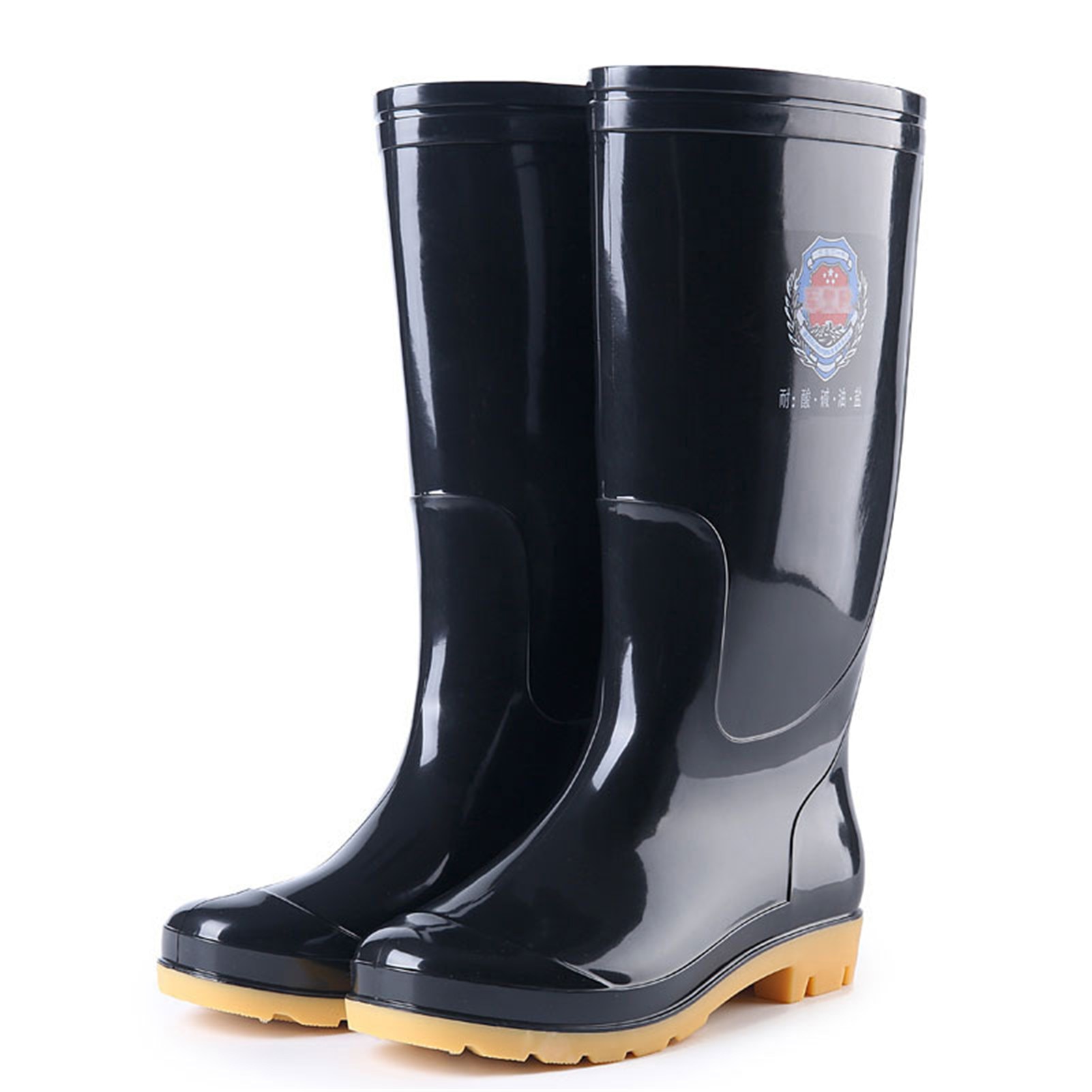 Bottes de pluie unisexes pour adultes, chaussures à Tube Long étanche pour la pluie, la boue, le travail, le jardinage, les accessoires de parapluie d'extérieur, directe