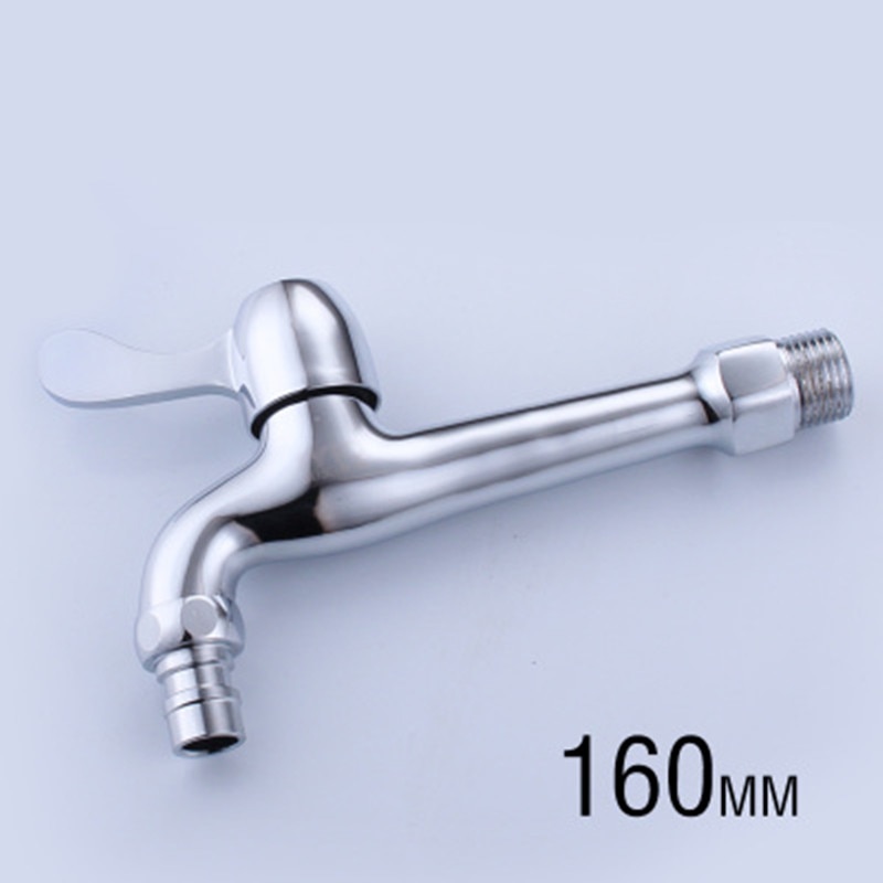 Brass Washing Machine Faucet Wall Mounted Single Brass Handle Washer Tap Bibcocks Fast On Faucet