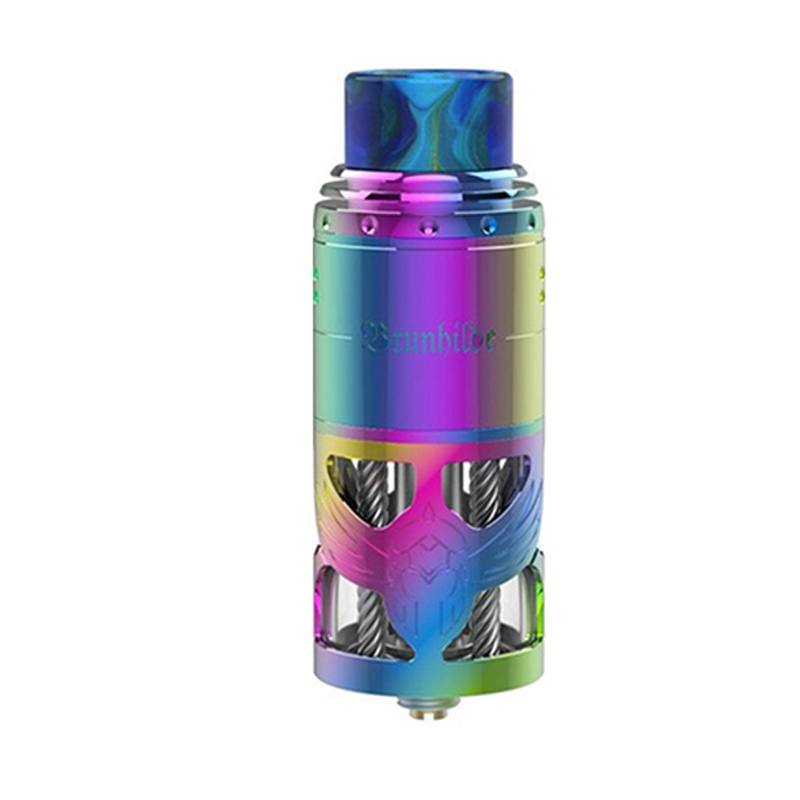 In Stock Vapefly Brunhilde Top Coiler RTA Tank 8ml/2ml W Surrounding Top Airflow Dual Coil Build Deck Electronic Cigarette Vape: Rainbow / 8ML