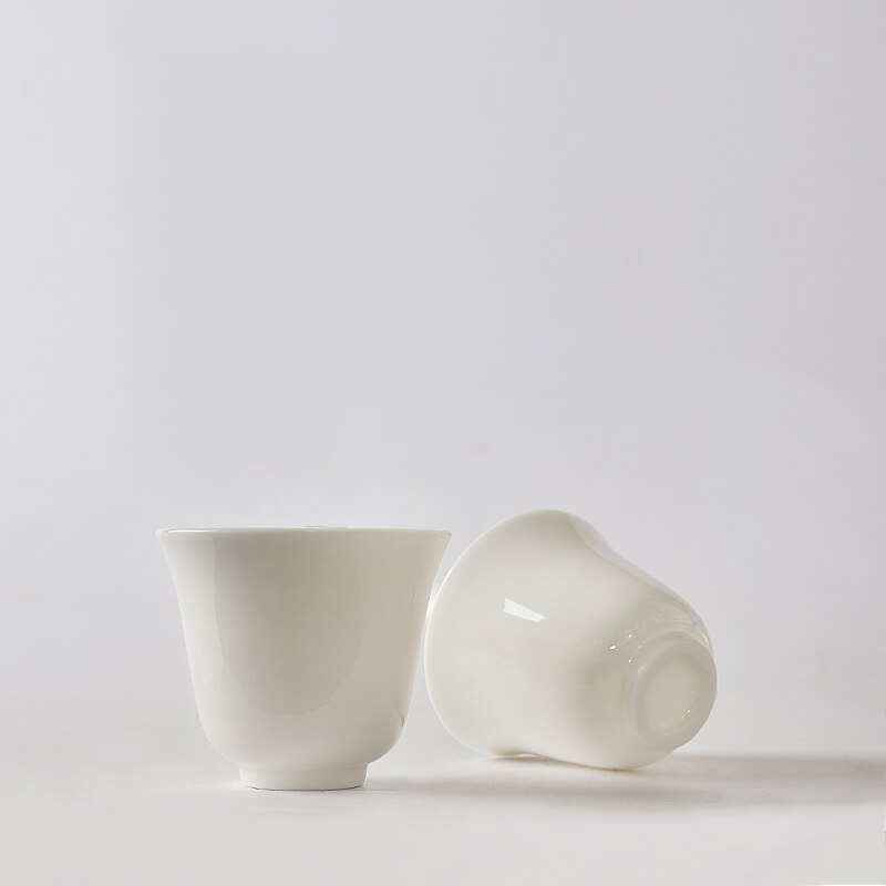 Pinny hvid porcelæn tekopper håndlavede keramiske pigmenterede tekopper kinesisk kung fu te sæt te skål porcelæn